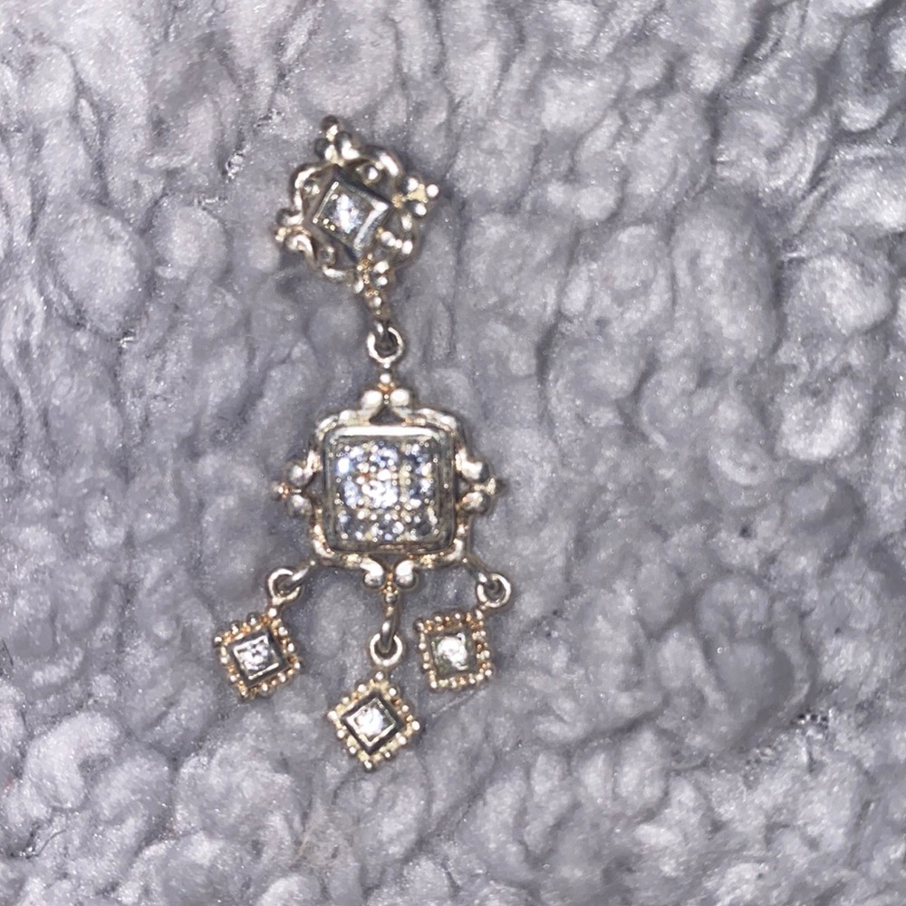 Sterling silver and aquamarine pendant